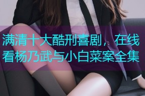 满清十大酷刑喜剧,在线看杨乃武与小白菜案全集
